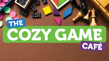 Assorted board game pieces on brown table