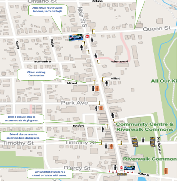 Canada Day road closure