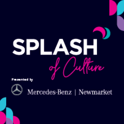 Colourful icon of Splash of Culture presented by Mercedes-Benz Newmarket