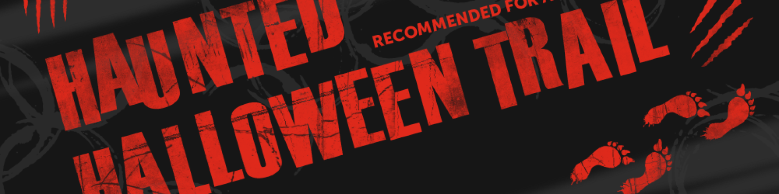 Haunted Halloween Trail banner