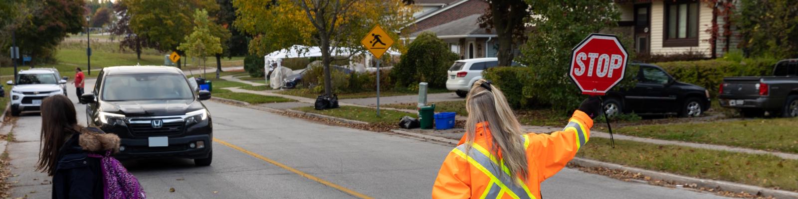 Crossing Guard on street