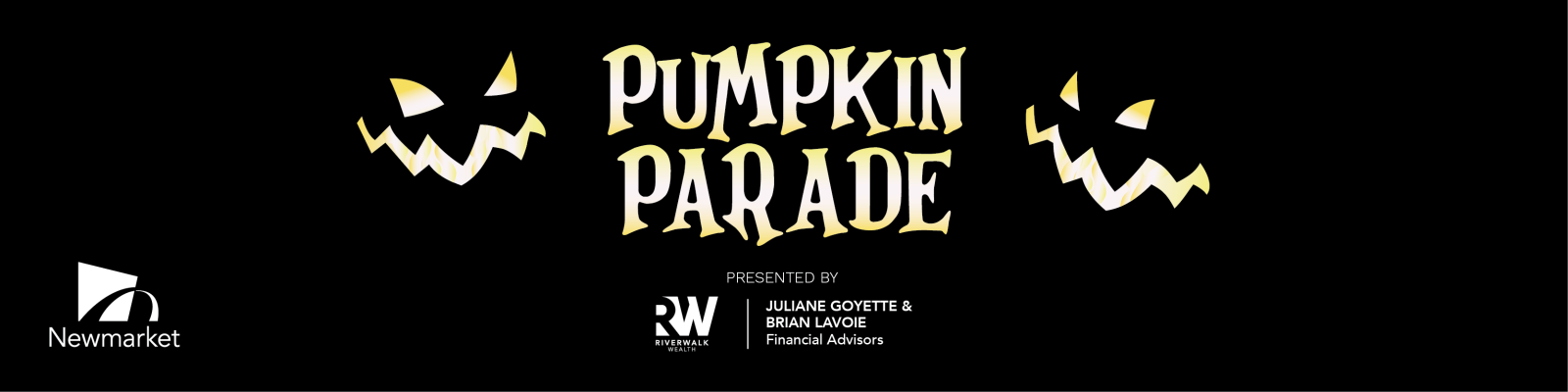 Pumpkin Parade Text with jack o lantern images