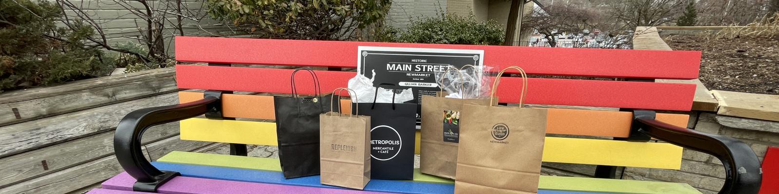 choose local shopping bench