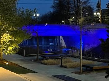 Fred A Lundy Bridge Blue 