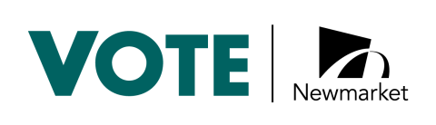 "VOTE" in bold teal font with a graphic checkmark.