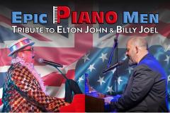 Epic Piano Men Promo Photo with people playing the piano