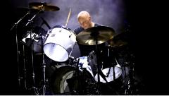 man playing drums