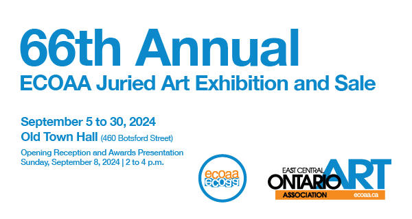 66th Annual ECOAA Juried Art Exhibition and Sale, September 5-30, 2024.