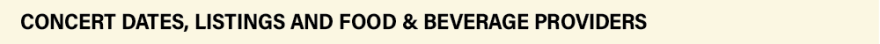 Concert dates, lightning and floor & envelope innoders.