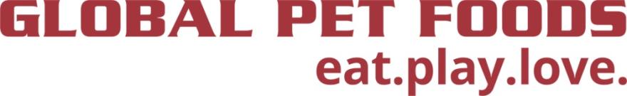 Global Pet Foods Logo | Eat Play Love