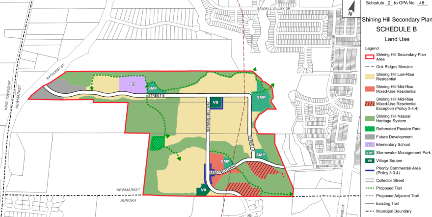 Shining Hill Secondary Plan Map