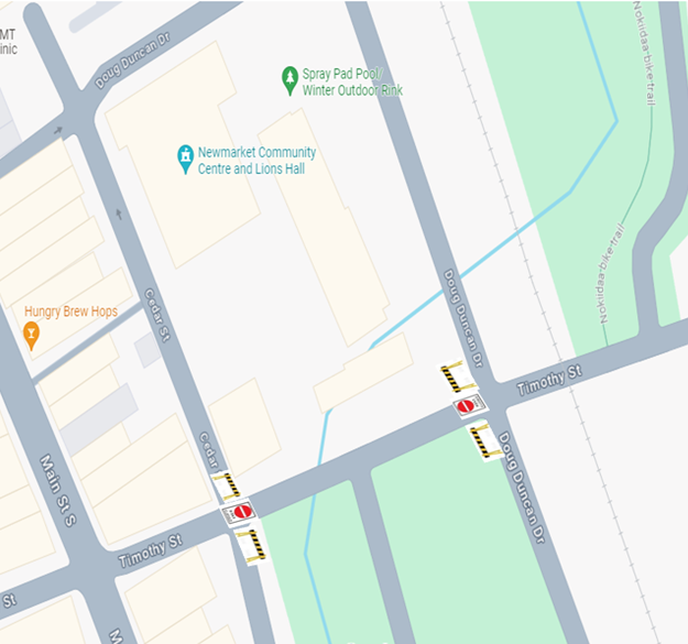 July 19 road closure map