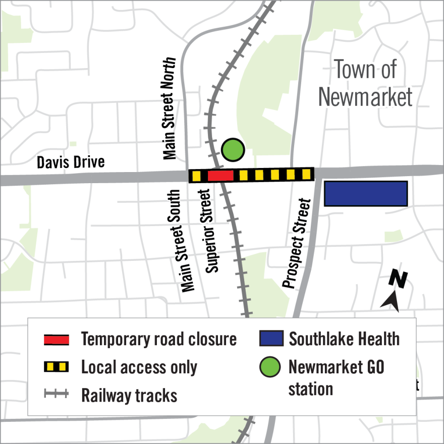 Davis Drive road closure